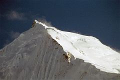 
Chogolisa I And Long Ridge To Chogolisa II Close Up Late Afternoon From Shagring Camp On Upper Baltoro Glacier
